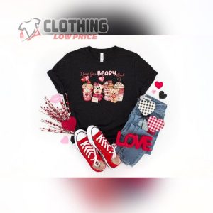 I Love You Beary Much Shirt Retro Valentines Day ValentineS Day Shirt 2