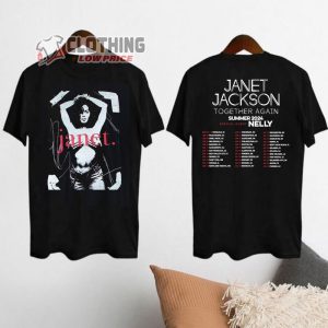 Janet Jackson Merch, Janet Jackson Together Again 2024 Tour Shirt, Janet Jackson Fan Gift