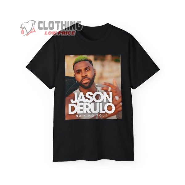 Jason Derulo Nu King Tour Merch, Jason Derulo Nu King World Tour 2024 T-Shirt, Jason Derulo concert 2024 T-Shirt