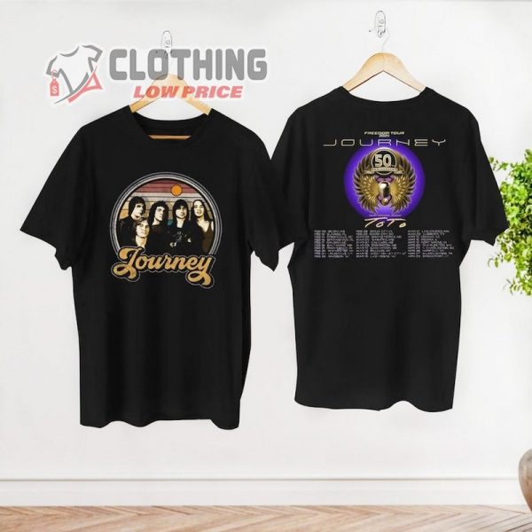 Journey Band Shirt, Journey Band Freedom Tour 2024 Shirt, Journey Band Merch, Journey’s 2024 Freedom Tour Dates Merch