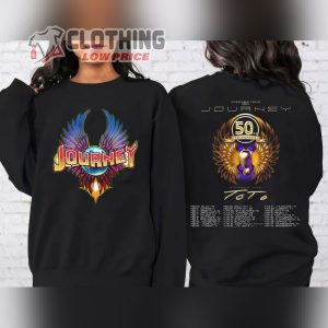 Journey Freedom Tour 2024, Journey With Toto 2024 Concert Shirt, Journey Freedom Tour 2024 Tour Dates Merch