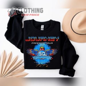 Journey Freedom Tour 2024 Shirt Journey Band Tour Tee Journey With Toto 2024 Concert Shirt Journey Freedom Tour 2024 Tour Dates Merch 2