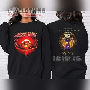 Journey Freedom Tour 2024 Shirt, Journey With Toto 2024 Concert Hoodie, Journey Band Tour Shirt, Journey Tour 2024 Usa Merch