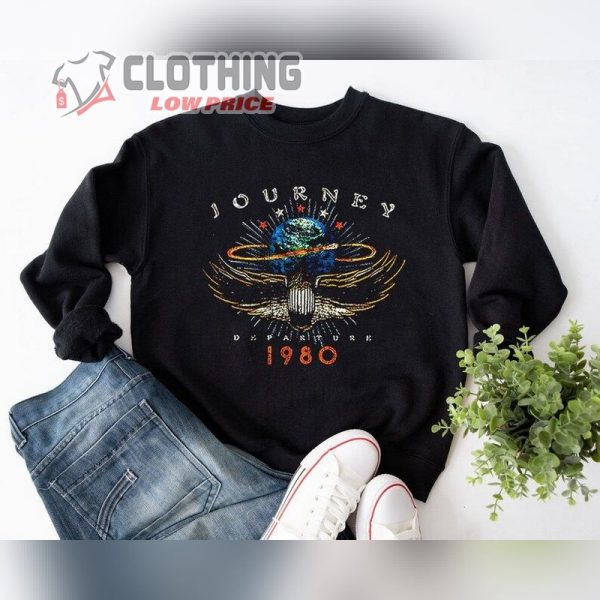 Journey T- Shirt, Journey Departures Album Tour 1980 Shirt, Journey Freedom Tour Shirt, Journey Band T- Shirt, Journey Band Merch