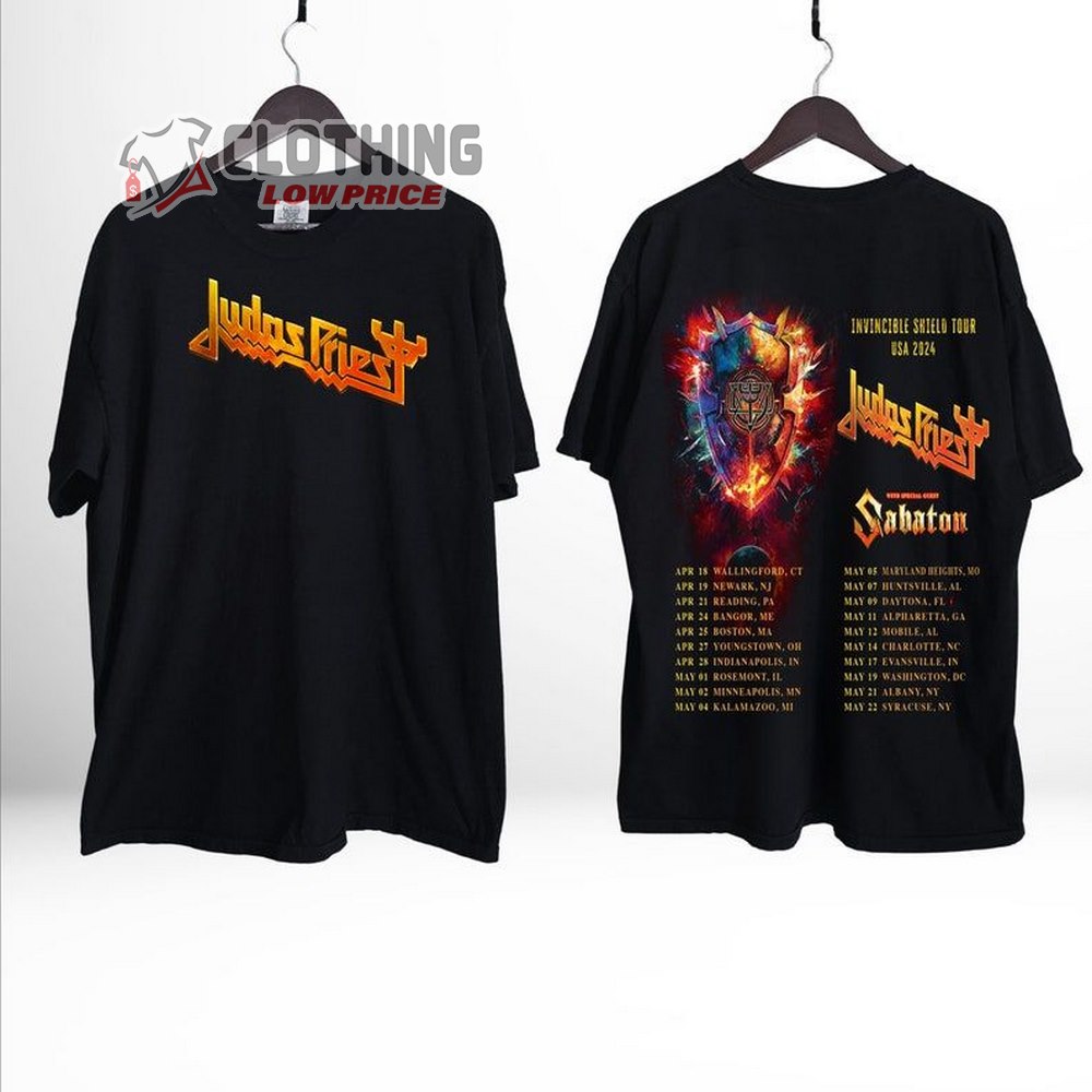 Judas Priest 2024 Tour Shirt, 2024 Judas Priest Tour Merch, Judas ...