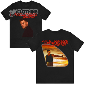 Justin Timberlake Merch, Justin Timberlake Forget Tomorrow World Tour 2024 T-Shirt