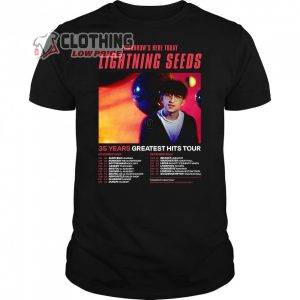 Lightning Seeds Tour Dates 2024 Merch, Lightning Seeds UK Tour 2024 Shirt, The Lightning Seeds 35th Anniversary T-Shirt