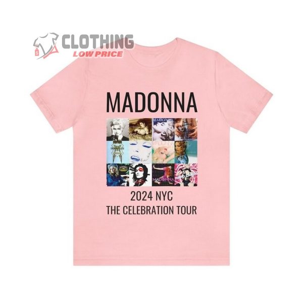 Madonna 2024 NYC The Celebration Tour Merch, The Celebration Tour Shirt, Queen of Pop Tee