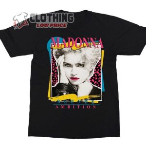 Madonna Blonde Ambition Unisex T-Shirt, Vtg 90S Madonna Concert Shirt