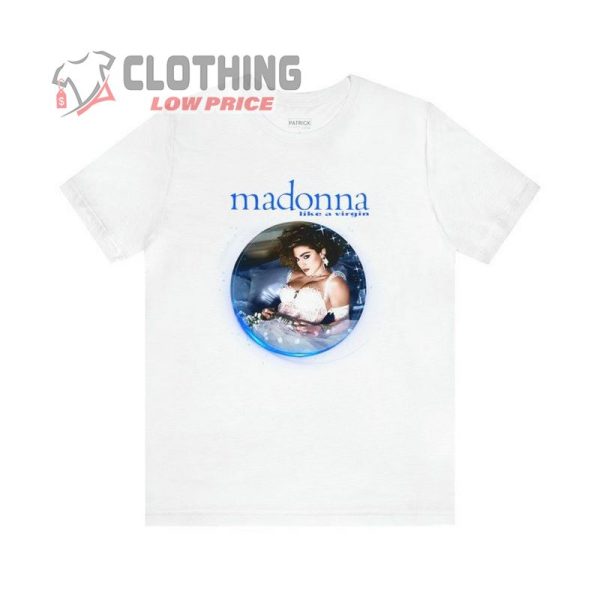 Madonna – Like A Virgin – The Virgin Tour – 1985 Inspired Vintage Pop Concert Music 80’S T-Shirt