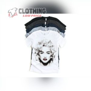 Madonna Retro T Shirt Madonna Black And White Shirt Music Shirt 3