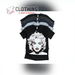 Madonna Retro T Shirt Madonna Black And White Shirt Music Shirt 4