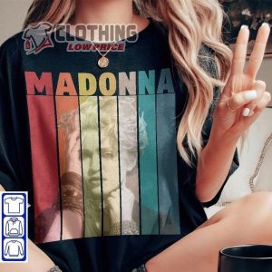 Madonna Retro Vintage T Shirt Madonna Shirt Vintage Madonna Shirt World Tour 2024 3