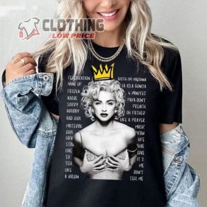 Madonna Shirt The Tour 2024 Shirt 2024 Tour Madonna The Celebration T Shirta 1