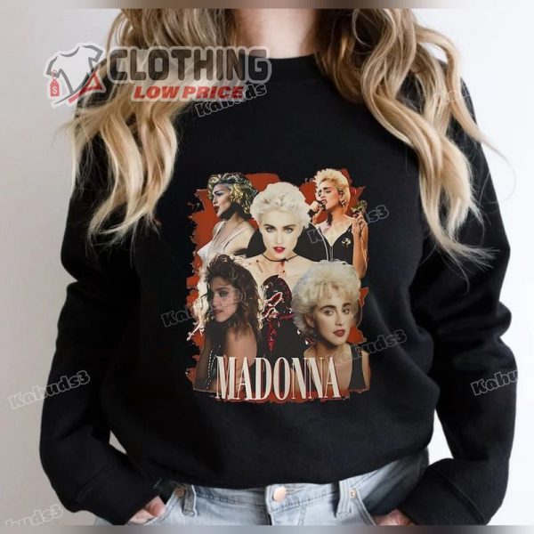 Madonna Sweater, Unisex Madonna Shirt, Madonna 80S Vintage Hoodie, Madonna Retro Vintage T-Shirt