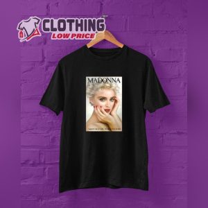 Madonna Tour 87 Men’S Black Tee Clothing Tshirt