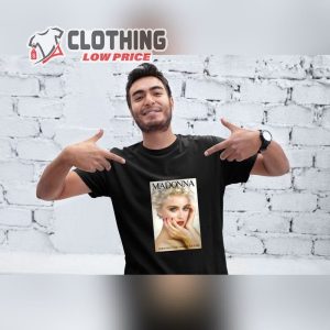 Madonna Tour 87 Men’S Black Tee Clothing Tshirt