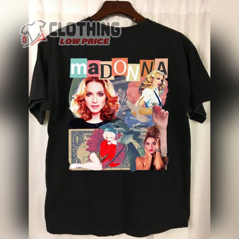 Madonna True Blue Retro 90S T Shirts, Madonna Queen Of Pop Vintage Shirt
