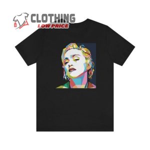 Madonna Tshirt Womens Fitted Tshirt Music Clothes 1