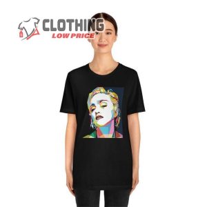 Madonna Tshirt, Womens Fitted Tshirt, Music Clothes