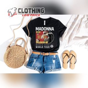 Madonna World Tour Concert T Shirt Uk Madonna T Shirt Music Concert T Shirt 1