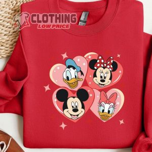 Mickey And Friends Sweatshirt Disney Valentines Day Sweatshirt 3