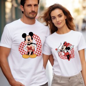 Mickey And Minnie In Love Sweatshirt Love Disney Matching Couples Sweatshirt 1 1