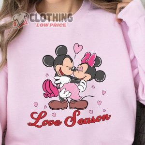 Mickey And Minnie In Love Sweatshirt Love Season Shirt 3