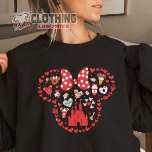 Mickey And Minnie Sweatshirt Disney Valentines Day Sweatshirt 3