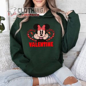 Mickey And Minnie Valentine Hoodie, Disney Matching Couples Sweatshirt