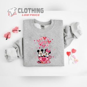 Mickey And Minnie Valentine Shirt, Disney Valentine’S Day Shirt, Disney Couple Shirt