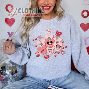 Mickey Minnie Disney Happy Valentine’S Day Tshirt, Sweatshirt