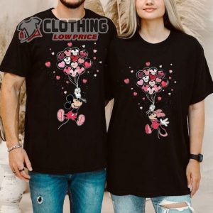 Mickey Minnie Valentine Comfort Colors Shirt Disney Balloon Valentine 3