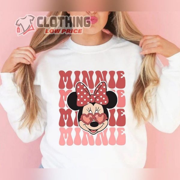 Minnie In Love Sweatshirt, Disney Sweatshirt, Mickey Sweatshirt