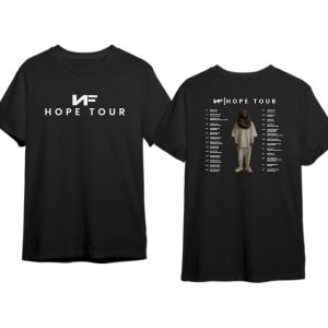NF Hope Tour 2024 Shirt, NF Fan Gift Shirt, NF Hope Concert 2024 Shirt, NF Hope Rapper 2024 Shirt Merch