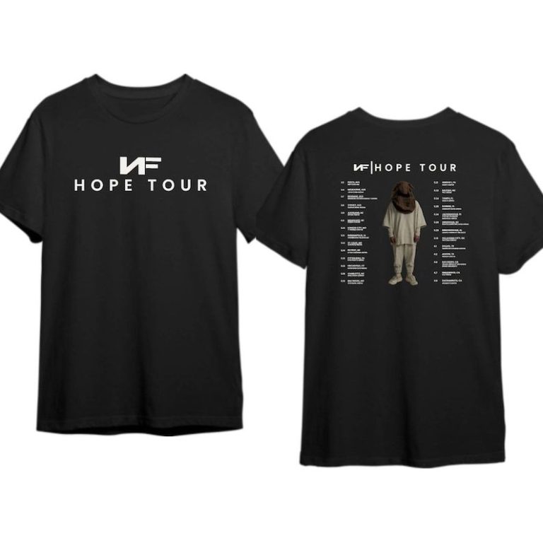 Rapper Nf Reveals 2024 Hope Tour Shirt, Nf Band Tour Dates Shirt, Nf