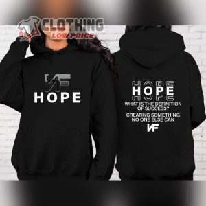 Nf Hope Album Sweatshirt, Nf Hope Tour 2024 Sweatshirt, Nf Hope Tracklist Sweatshirt, Nf Band Tour List Merch
