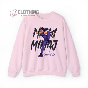 Nicki Minaj Chun Li Merch Nicki Minaj Chun Li Album Shirt Nicki Minaj Pink Friday 2 Sweatshirt 1