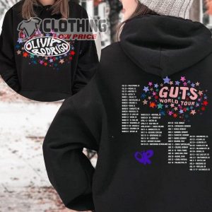 Olivia Rodrigo Guts Shirt, Olivia Rodrigo Guts Merch, Guts World Tour 2024 Shirt, Olivia Rodrigo Album Guts Sweatshirt
