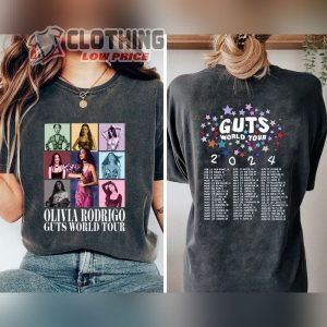 Olivia Rodrigo Guts Tour 2024 Sweatshirt, The Guts World Tour 2024 Shirt, Olivia Rodrigo Sweater, 2024 Music Shirt