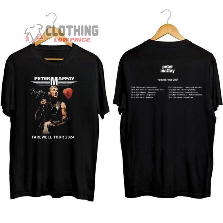 Peter Maffay We Love Rock N Roll Farewell Tour 2024 TShirt