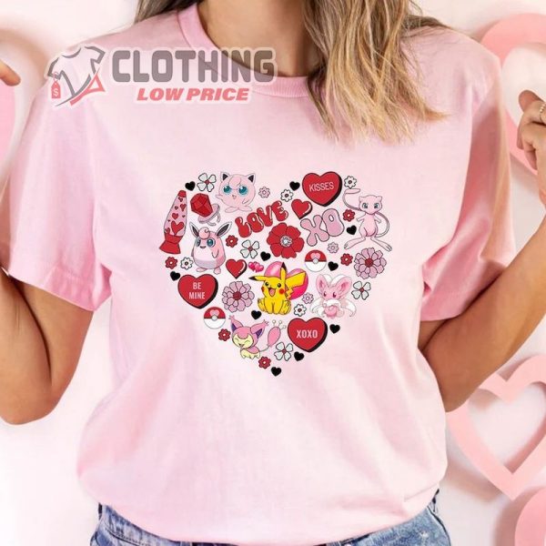 Pokemon Valentine’S Day Shirt, Matching Valentine’S Day