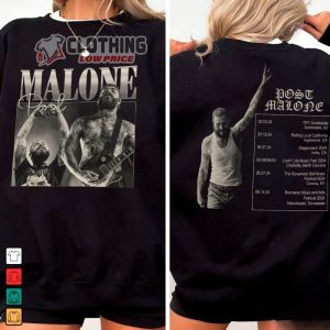 Post Malone New Album Shirt, Retro 90s Posty Tour 2024 Sweatshirt, Posty 2024 Concert Ticket T-Shirt