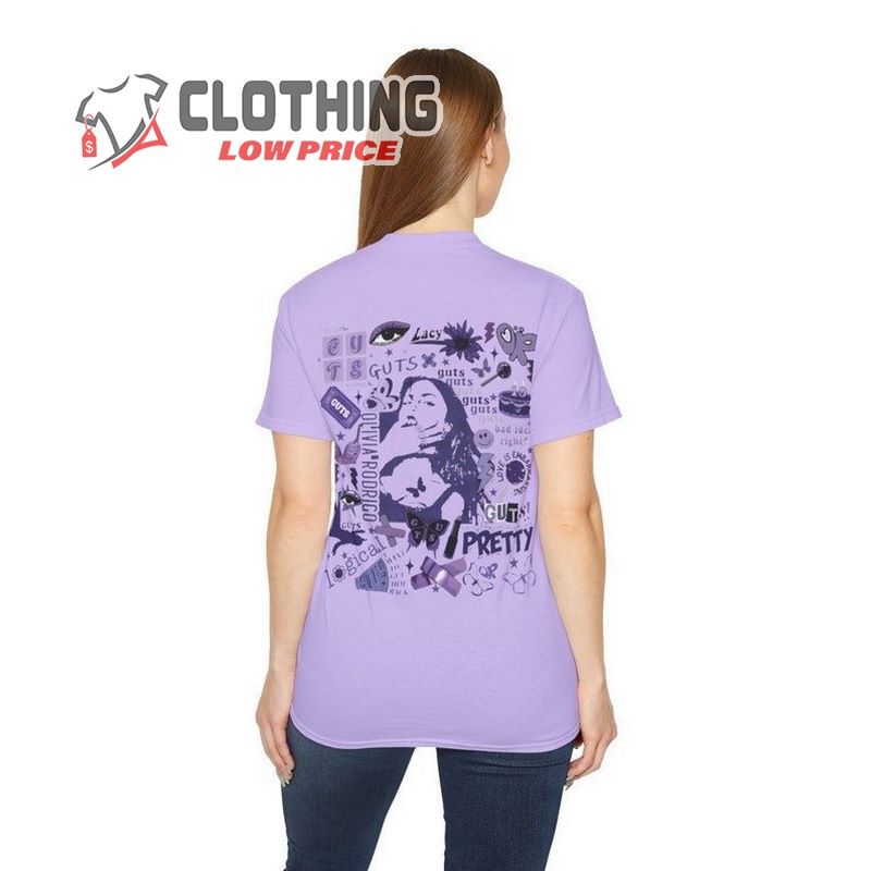 Purple Or Guts Tour Shirt, 2024 Design Olivia Cotton Tee