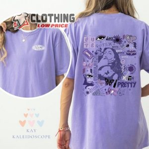 Purple Or Guts Tour Shirt 2024 Design Olivia Cotton Tee 4