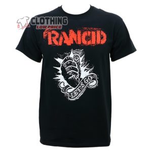 Rancid Album Logo Graphic Tee Shirt, Rancid Let’s Go Album Full Track T-Shirt, Rancid Let’s Go Song Merch