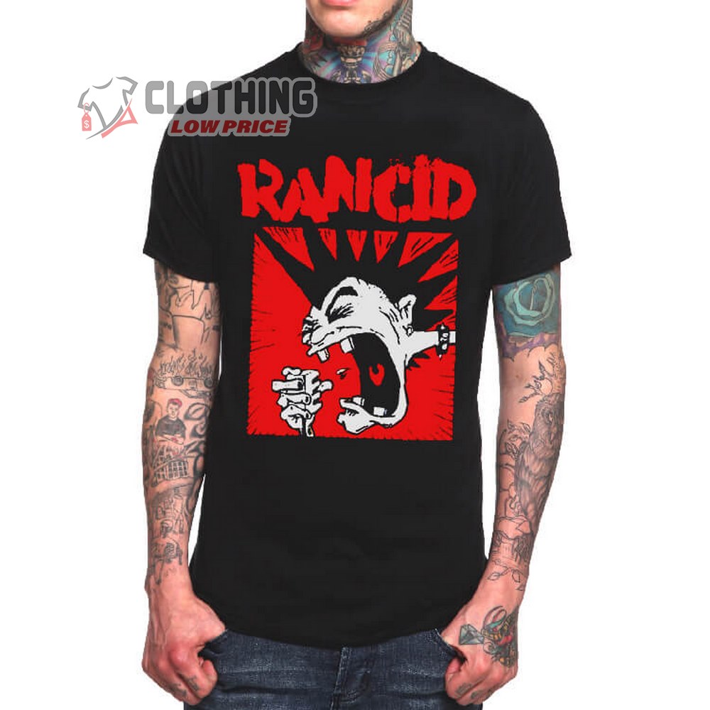 Rancid And Out Come the Wolves Sales Shirt, And Out Come the Wolves Album Full Track Merch, Rancid Top Albums T-Shirt
