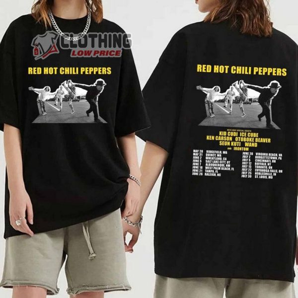 Red Hot Chili Peppers Tour 2024 USA Merch, Unlimited Love Tour 2024 Shirt, Red Hot Chili Peppers 2024 Concert Sweatshirt, Red Hot Chili Peppers Tour 2024 Tickets T-Shirt