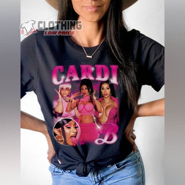 Retro Cardi B Tshirt, Cardi B Concert Merch, Cardi B Shirt, Cardi B 2024 Fan Gift