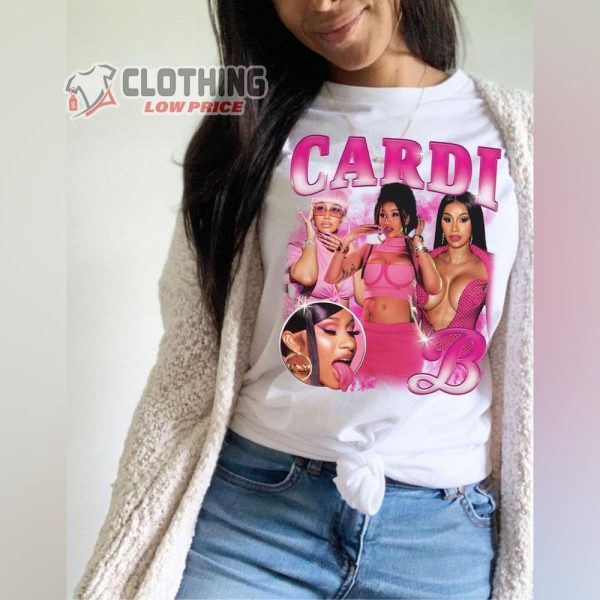 Retro Cardi B Tshirt, Cardi B Concert Merch, Cardi B Shirt, Cardi B 2024 Fan Gift